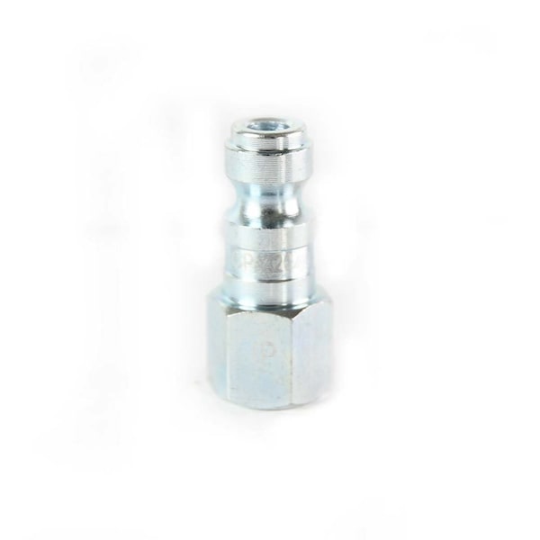 Interstate Pneumatics 1/4 Inch Auto Steel Coupler Plug x 1/8 Inch Female NPT (Silver Color) CPA420Z - main